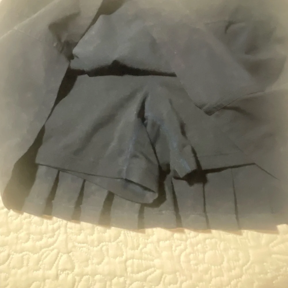 Fabletics‎ Black Skort Pleated Back Size Large